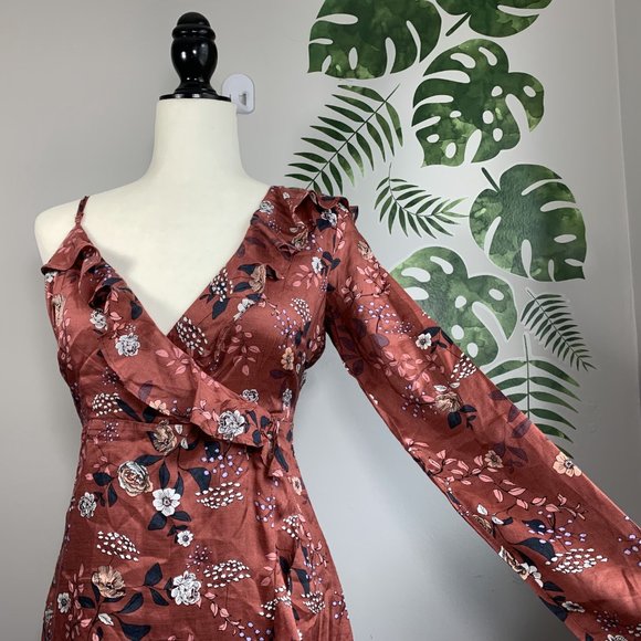 Bardot Milly Floral Wrap Dress Sz 4/XS - Picture 4 of 8